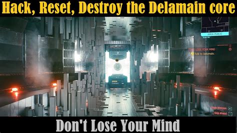cyberpunk delamain quest|reset delamain or merge.